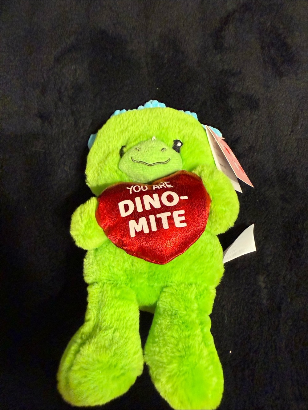 Animal Adventure Dino-Mite Dinosaur Plush Heart Valentine’s Day NWT